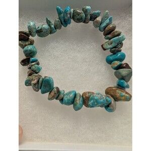 Number 8 Turquoise Stretch Bracelet